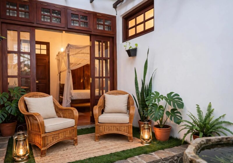 Heritage Junior Suite with Indoor Garden – Colonial Residence Kandy