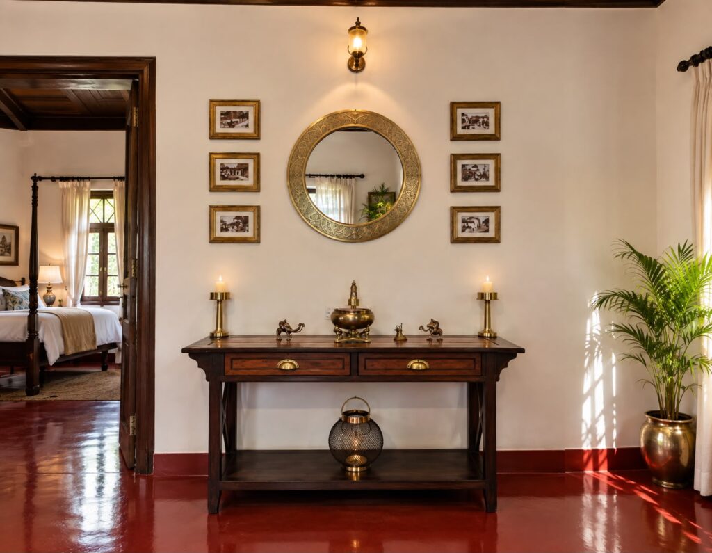 Heritage living lounge at Colonial Residence Kandy